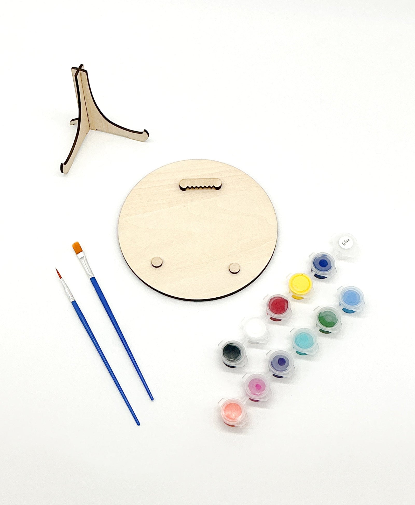DIY Wood Painting Craft Kit, Mini Moments, Mounting And Stand 
Options