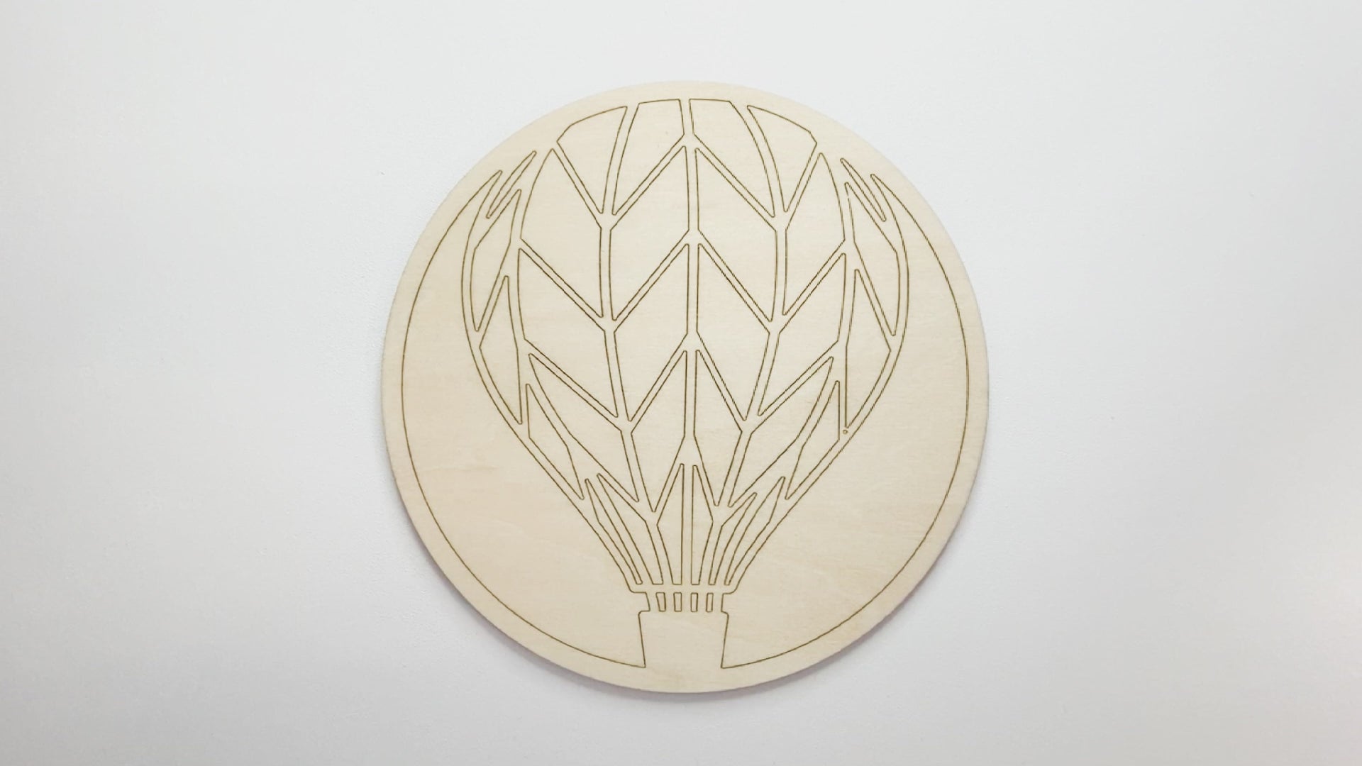 DIY Wood Painting Craft Kit Mini Moments, Video of Hot Air Balloon being painted.