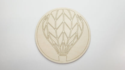 DIY Wood Painting Craft Kit Mini Moments, Video of Hot Air Balloon being painted.