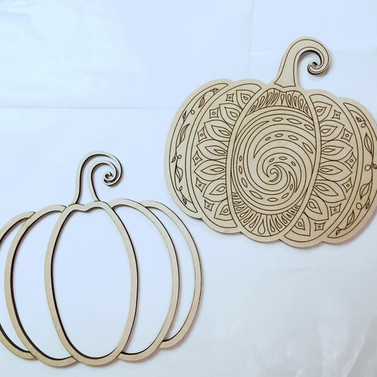 Video of painting of 3D DIY Painting Kit of a pumpkin mandala 72 seconds long
